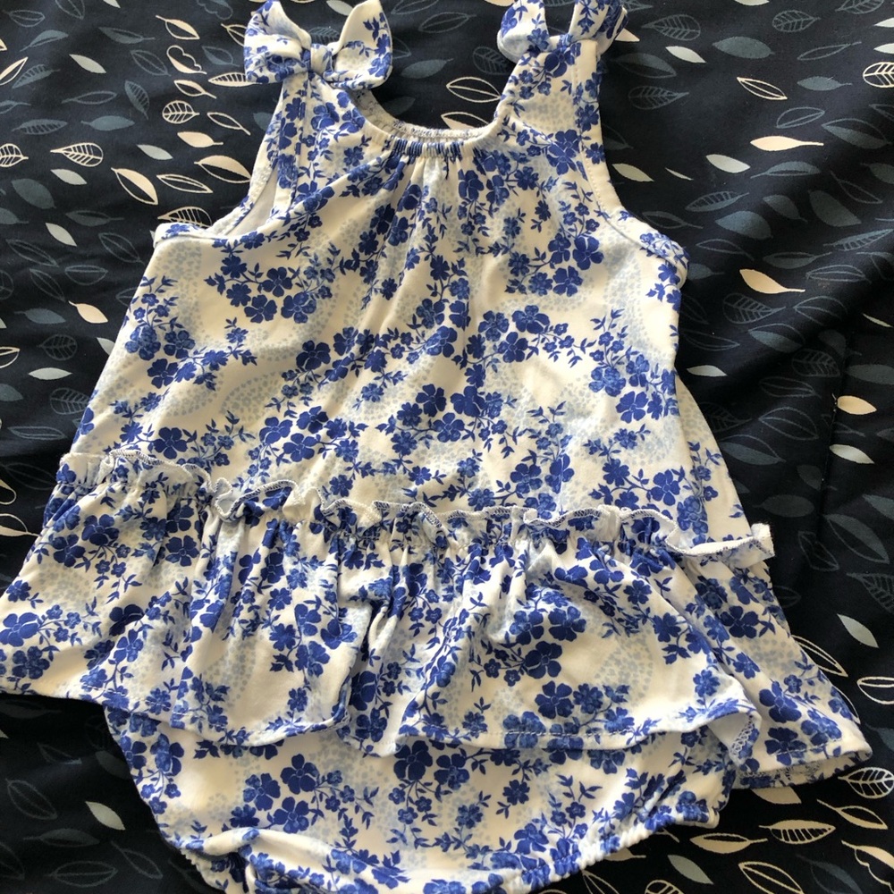 Pastourelle size 0-3 one piece baby outfit